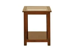 Table D'appoint 45x45 Acacia Laqué Nougat OXFORD #21