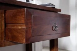 Table D'appoint 60x40 Acacia Laqué Nougat OXFORD #907 -Massivmoebel24 09 100 620 9607 5