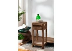 Table D'appoint 30x30 Palissandre Teinté Smoked Cherry TORONTO #112