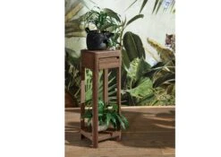 Table D'appoint 30x30 Palissandre Teinté Smoked Cherry TORONTO #113