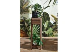 Table D'appoint 30x30 Palissandre Teinté Smoked Cherry TORONTO #113 -Massivmoebel24 09 100 665 0014 4