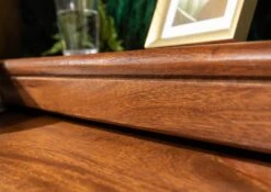 Table D'appoint 59x30 Palissandre Ciré Noisette TORONTO #244 -Massivmoebel24 09 100 665 1044 6