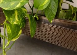 Console 150x45 Manguier Laqué Brun HEAVY INDUSTRY #221 -Massivmoebel24 09 100 677 0209 7