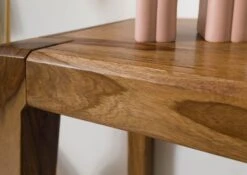 ANCONA #103 Table Console En Bois De Sheesham - Laqué / Brun 120x42x80 15 ANCONA #103 Table Console En Bois De Sheesham - Laqué / Brun 120x42x80 -Massivmoebel24 09 100 699 0003 06