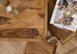 ANCONA #112 Table D'appoint En Bois De Sheesham - Laqué / Marron 50x50x50 13 ANCONA #112 Table D'appoint En Bois De Sheesham - Laqué / Marron 50x50x50 -Massivmoebel24 09 100 699 0012 04