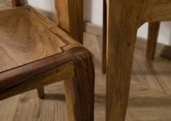 ANCONA #112 Table D'appoint En Bois De Sheesham - Laqué / Marron 50x50x50 14 ANCONA #112 Table D'appoint En Bois De Sheesham - Laqué / Marron 50x50x50 -Massivmoebel24 09 100 699 0012 05