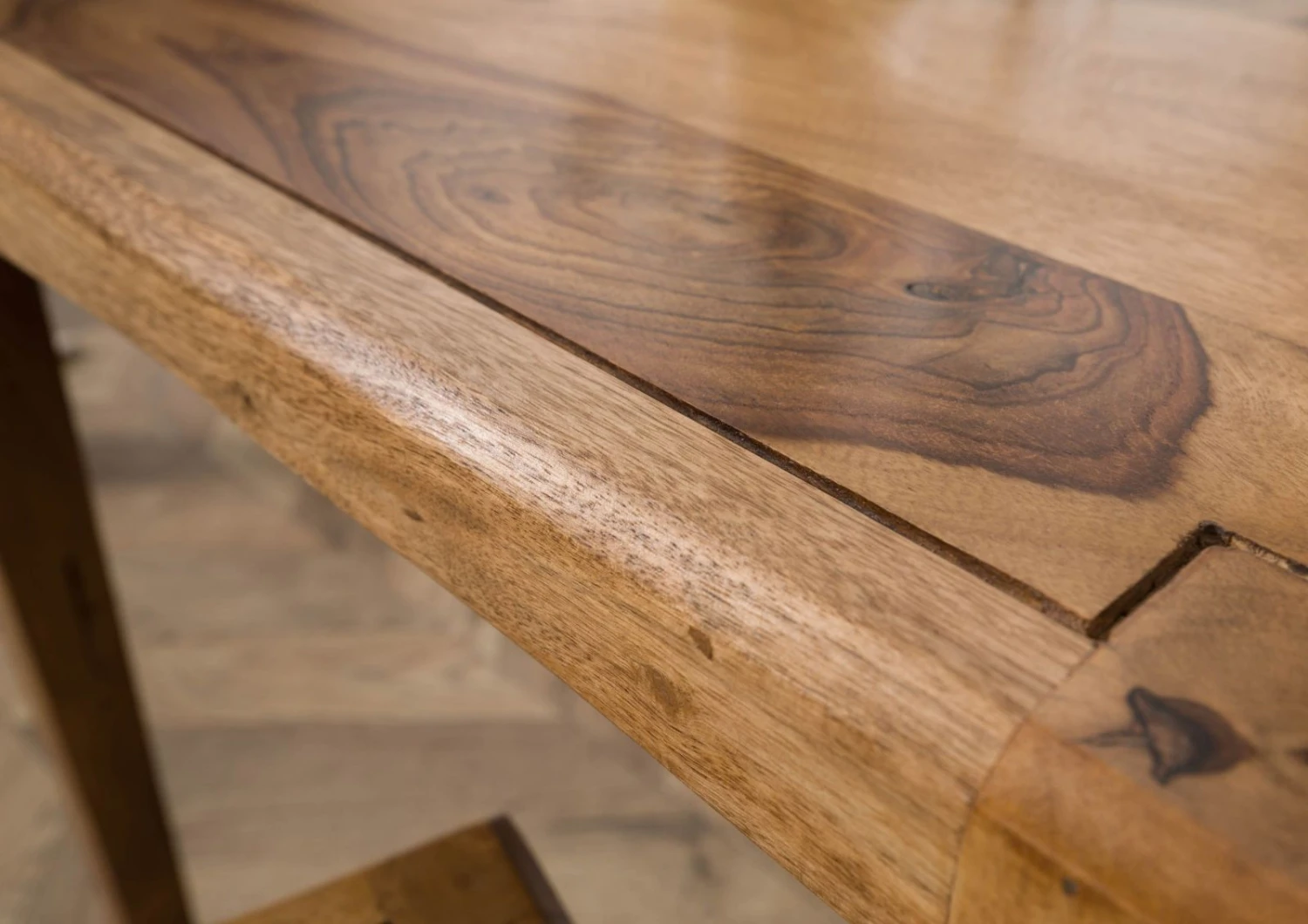 ANCONA #112 Table D'appoint En Bois De Sheesham - Laqué / Marron 50x50x50 7 ANCONA #112 Table D'appoint En Bois De Sheesham - Laqué / Marron 50x50x50 – Image 7