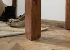 ANCONA #203 Table Console En Bois De Sheesham - Laqué / Marron Foncé 120x42x80 15 ANCONA #203 Table Console En Bois De Sheesham - Laqué / Marron Foncé 120x42x80 -Massivmoebel24 09 100 699 2004 06