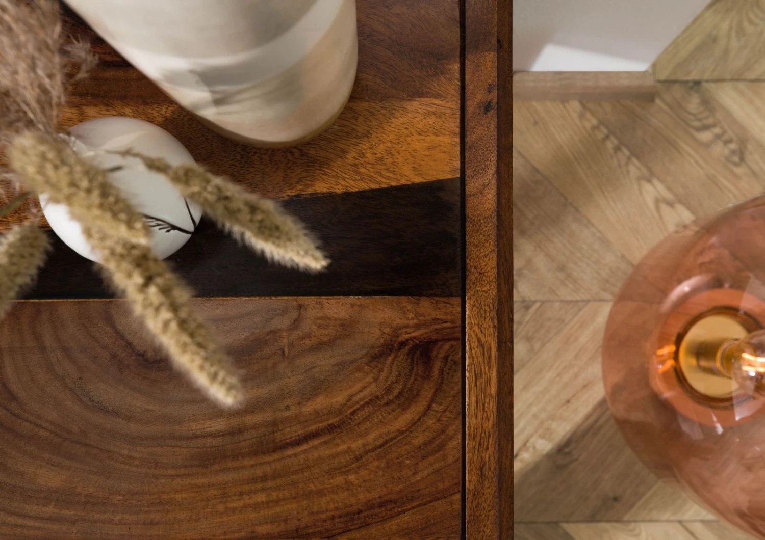 ANCONA #250 Table Basse En Bois De Sheesham - Laqué / Brun Foncé 50x50x50 4 ANCONA #250 Table Basse En Bois De Sheesham - Laqué / Brun Foncé 50x50x50 – Image 4