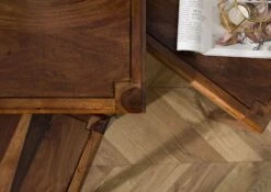 ANCONA #251 Table Basse En Bois De Sheesham - Laqué / Marron 50x50x50 13 ANCONA #251 Table Basse En Bois De Sheesham - Laqué / Marron 50x50x50 -Massivmoebel24 09 100 699 2051 04