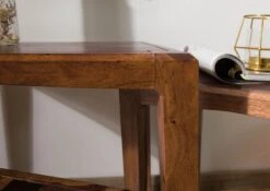 ANCONA #251 Table Basse En Bois De Sheesham - Laqué / Marron 50x50x50 16 ANCONA #251 Table Basse En Bois De Sheesham - Laqué / Marron 50x50x50 -Massivmoebel24 09 100 699 2051 07