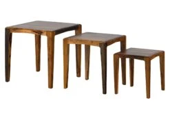 ANCONA #251 Table Basse En Bois De Sheesham - Laqué / Marron 50x50x50 18 ANCONA #251 Table Basse En Bois De Sheesham - Laqué / Marron 50x50x50 -Massivmoebel24 09 100 699 2051 09