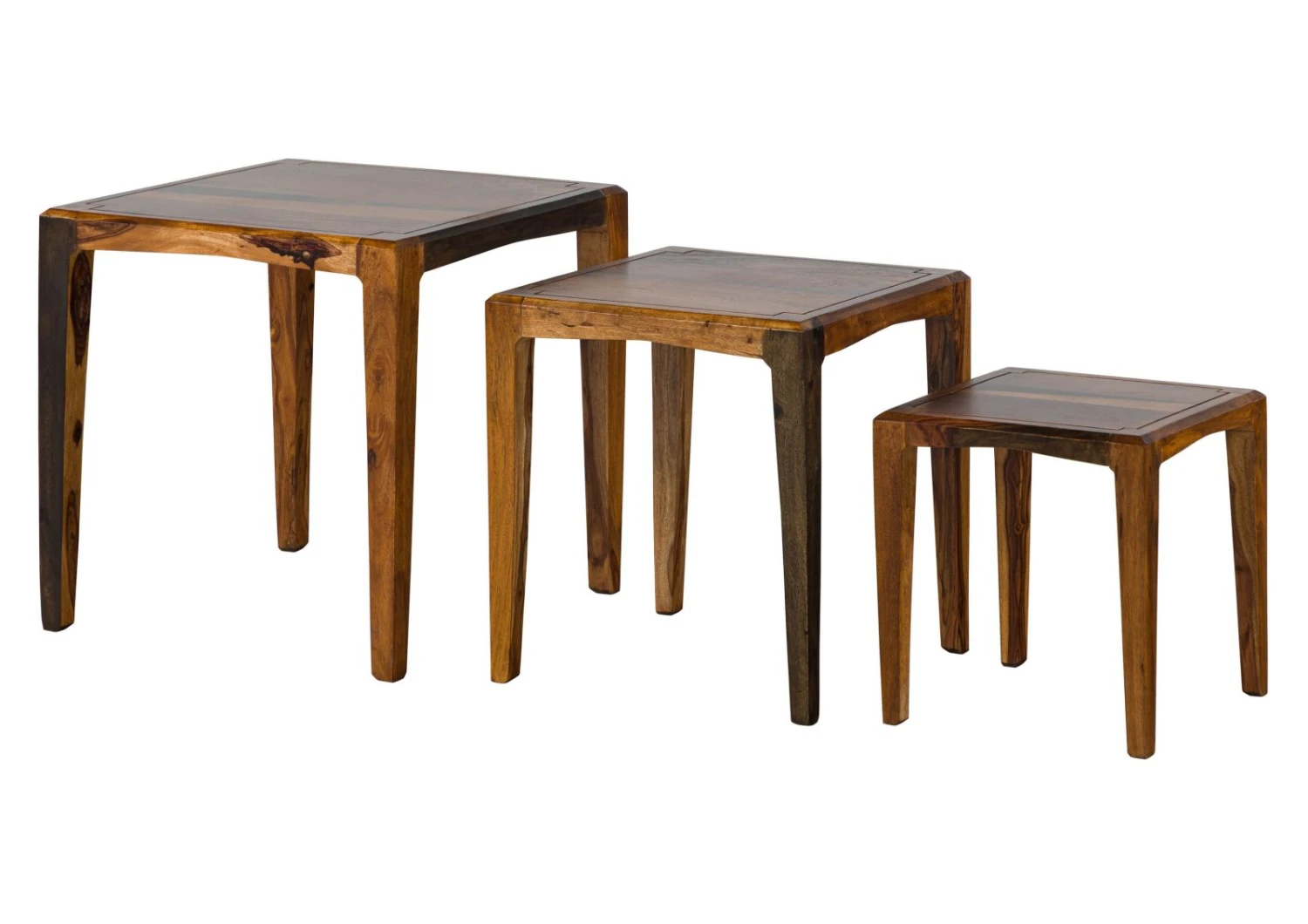 ANCONA #251 Table Basse En Bois De Sheesham - Laqué / Marron 50x50x50 9 ANCONA #251 Table Basse En Bois De Sheesham - Laqué / Marron 50x50x50 – Image 9