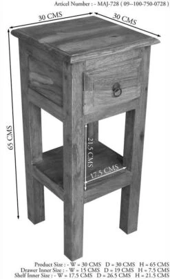 Table D'appoint 30x30 Palissandre Huilé Gris Taupe LEEDS #23 7 Table D'appoint 30x30 Palissandre Huilé Gris Taupe LEEDS #23 -Massivmoebel24 09 100 750 0728 8