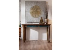 Console 120x40 Bois De Récupération Laqué Multicolore FABLE #11 -Massivmoebel24 09 100 751 0011 3