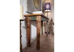 Console 120x40 Bois De Récupération Laqué Multicolore FABLE #11 -Massivmoebel24 09 100 751 0011 4