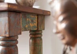 Console 120x40 Bois De Récupération Laqué Multicolore FABLE #11 -Massivmoebel24 09 100 751 0011 5