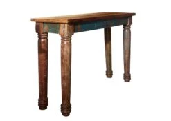 Console 120x40 Bois De Récupération Laqué Multicolore FABLE #11 -Massivmoebel24 09 100 751 0011 9