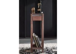 Table D'appoint 30x30 Palissandre Laqué Smoked Oak SYDNEY #235 -Massivmoebel24 09 100 778 0135 3