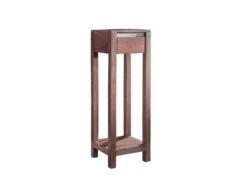 Table D'appoint 30x30 Palissandre Laqué Smoked Oak SYDNEY #235 -Massivmoebel24 09 100 778 0135 9