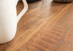 Console 155x47 Acacia Laqué Brun STILMÖBEL #112 -Massivmoebel24 09 100 823 0012 6