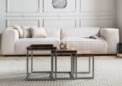 Table D'appoint 40x40 Palissandre Huilé Brun Lot 3 Pièces LOUNGE COLLECTION #02 12 Table D'appoint 40x40 Palissandre Huilé Brun Lot 3 Pièces LOUNGE COLLECTION #02 -Massivmoebel24 09 100 960 0002 01