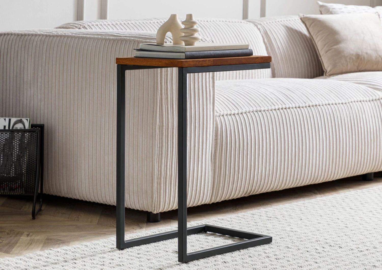 Table D'appoint 30x40 Chêne Sauvage Huilé Bois Naturel LOUNGE COLLECTION #06 3 Table D'appoint 30x40 Chêne Sauvage Huilé Bois Naturel LOUNGE COLLECTION #06 – Image 3