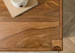 ANCONA #101 Table Basse En Bois De Sheesham - Laqué / Marron 120x60 -Massivmoebel24 09 102 699 0002 05