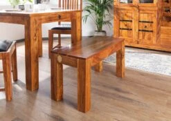 Banc 80x35 Acacia Laqué Miel OXFORD #11