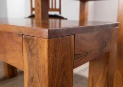 Banc 80x35 Acacia Laqué Miel OXFORD #11 14 Banc 80x35 Acacia Laqué Miel OXFORD #11 -Massivmoebel24 09 120 610 6653 6