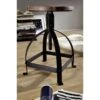 Tabouret 30x30 Bois De Récupération Laqué Multicolore INDUSTRIAL #03