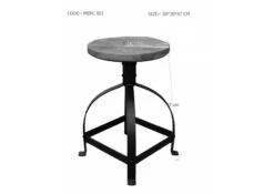 Tabouret 30x30 Bois De Récupération Laqué Multicolore INDUSTRIAL #03 10 Tabouret 30x30 Bois De Récupération Laqué Multicolore INDUSTRIAL #03 -Massivmoebel24 09 120 818 0001 08