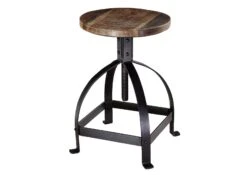Tabouret 30x30 Bois De Récupération Laqué Multicolore INDUSTRIAL #03 11 Tabouret 30x30 Bois De Récupération Laqué Multicolore INDUSTRIAL #03 -Massivmoebel24 09 120 818 0001 09