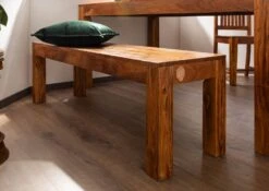 Banc 180x40 Acacia Laqué Miel OXFORD #16 -Massivmoebel24 09 121 610 6654 3 3