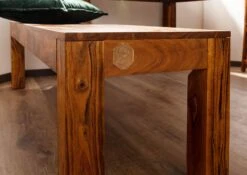 Banc 180x40 Acacia Laqué Miel OXFORD #16 -Massivmoebel24 09 121 610 6654 4 3