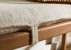 Banc Acacia 140x40x47 Naturel Laqué KOPENHAGEN #140 -Massivmoebel24 09 124 493 1040 04