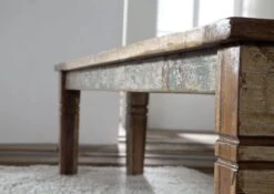 Banc 200x40 Bois De Récupération Laqué Multicolore NATURE OF SPIRIT #37 -Massivmoebel24 09 124 700 5133 5 1