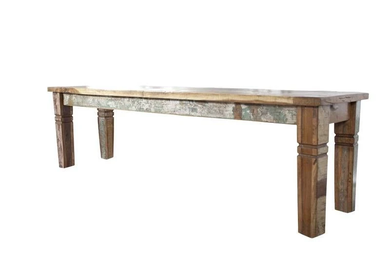 Banc 180x40 Bois De Récupération Laqué Multicolore NATURE OF SPIRIT #36 7 Banc 180x40 Bois De Récupération Laqué Multicolore NATURE OF SPIRIT #36 – Image 7