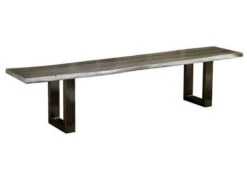 Banc 160x38 Palissandre Laqué Smoked Oak FREEFORM #0307 -Massivmoebel24 09 126 715 0307 9