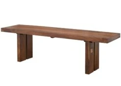 Banc 160x38 Palissandre Laqué Noble Unique SYDNEY #116 -Massivmoebel24 09 126 777 0116 9