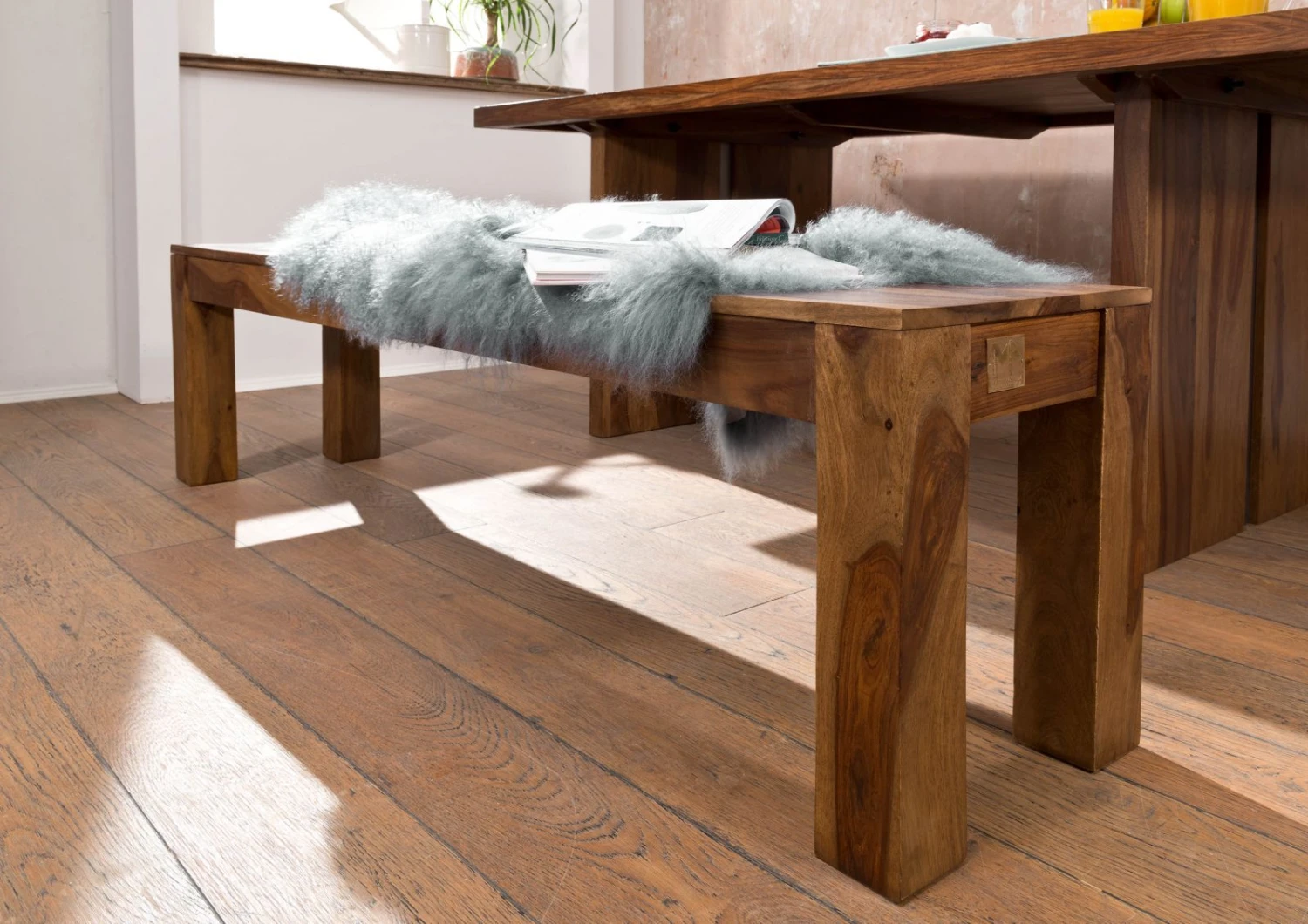 Banc 160x35 Palissandre Laqué Noble Unique SYDNEY #129 2 Banc 160x35 Palissandre Laqué Noble Unique SYDNEY #129 – Image 2