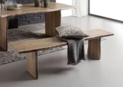 Banc 160x38 Acacia Laqué Bois Naturel PURE ACACIA #117 10 Banc 160x38 Acacia Laqué Bois Naturel PURE ACACIA #117 -Massivmoebel24 09 126 886 0117 3