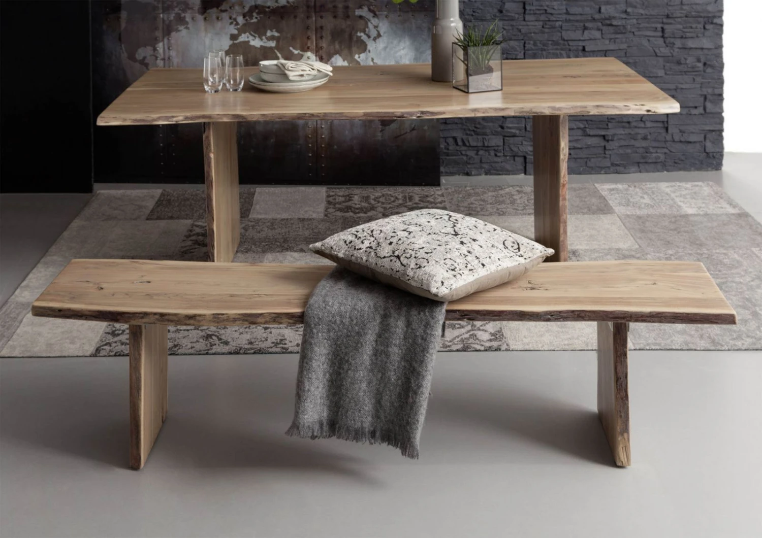 Banc 160x38 Acacia Laqué Bois Naturel PURE ACACIA #117 5 Banc 160x38 Acacia Laqué Bois Naturel PURE ACACIA #117 – Image 5