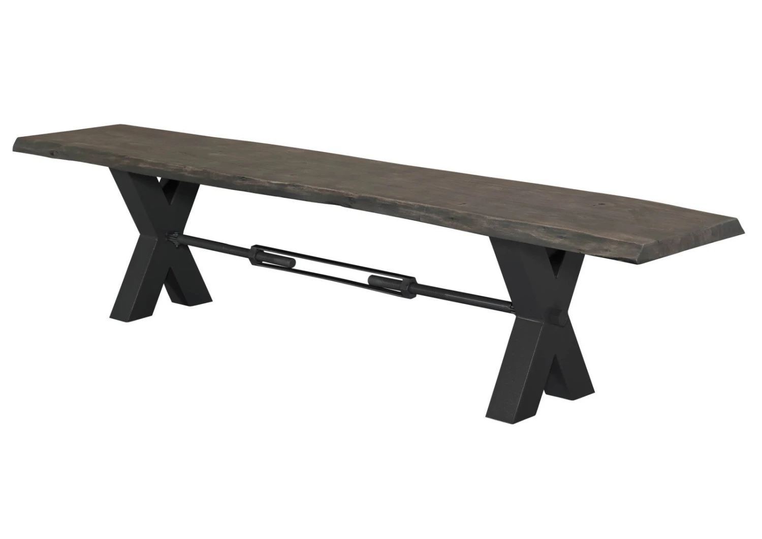 Banc 180x38 Acacia Laqué Gris Taupe IRON LABEL #146 7 Banc 180x38 Acacia Laqué Gris Taupe IRON LABEL #146 – Image 7