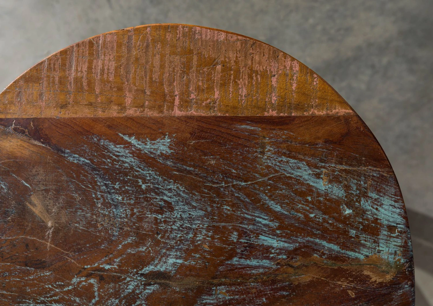 Tabouret 35x35 Bois De Récupération Laqué Multicolore INDUSTRIAL #02 5 Tabouret 35x35 Bois De Récupération Laqué Multicolore INDUSTRIAL #02 – Image 5