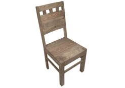 Chaise 45x45 Palissandre Huilé Gris Taupe NATURE GREY #120 -Massivmoebel24 09 151 550 0020 3