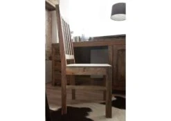 Chaise 45x45 Palissandre Huilé Gris Taupe NATURE GREY #121 -Massivmoebel24 09 151 550 0021 3