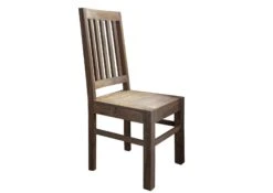 Chaise 45x45 Palissandre Huilé Gris Taupe NATURE GREY #121 -Massivmoebel24 09 151 550 0021 9