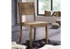 Chaise 45x45 Palissandre Huilé Gris Taupe NATURE GREY #705