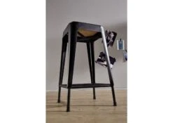 Tabouret 35x35 Manguier Brut Imprimé Bois Naturel FACTORY #129 -Massivmoebel24 09 151 559 1029 4